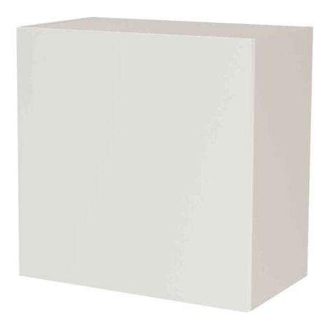 Altillo con una puerta acabado en color blanco mate, 60 cm(alto)60 cm(ancho)35 cm(largo) (1/4)