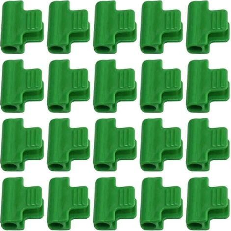20er-Pack Schlauchschellen für Gewächshausrohre, Pflanzenschutzfolien, Tunnel und Bögen. Einfache Befestigung mit Clips. Gartenbedarf. Schlauchschelle für (1/5)