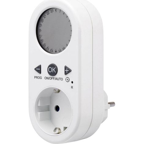 Renkforce EMT2500ET Timer a spina analogico digitale Giornaliero 1800 W (1/2)