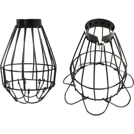 Housse de Lampe chauffante pour Reptile,Abat-Jour Chauffant pour Reptiles - Garde de Chauffage de Reptile de Fil de Fer, Couverture de Maille de Lampe Anti-échaudure pour Terrarium (1/5)