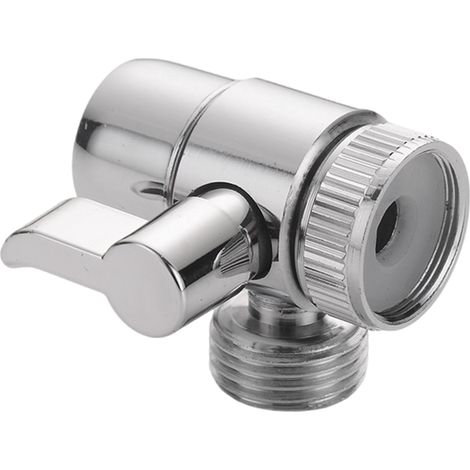 Robinet mélangeur avec aérateur et inverseur, vannes à filetage 1/2 pour flexible de douche et machine à laver portable (1/5)