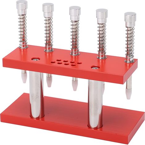 Presse à Main de Montre en Alliage d'aluminium, Presse à Main de Montre, Outil à 5 Broches pour Le Retrait et l'installation Manuels pour Les Débutants et Les Techniciens en Réparation de (1/5)