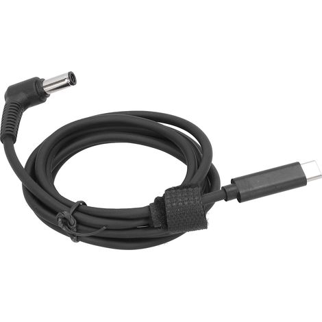 Câble adaptateur secteur USB-C vers prise mâle CC 6,0 x 0,6 mm, câble de charge rapide pour ordinateur portable (1/5)
