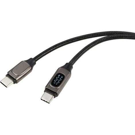 Trywise Câble USB USB 2.0 USB-C® mâle, USB-C® mâle 2.00 m argent (métallisé) RF-6249498 Q514103 (1/4)