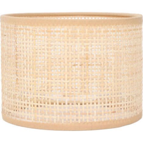 Paralume in rattan, ricambio, in vimini, per lampadario vintage, lampada a sospensione, lampada da tavolo o da terra, E27 E14