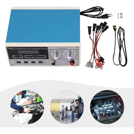 CR-C - Tester multifunzione per iniettore diesel, Common Rail, ugello per iniettore, tester per iniettori, strumento di riparazione diesel (1/5)