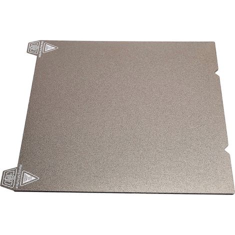 Plateforme d'impression 235x235mm compatible avec le plateau d'impression chauffant double face K1, fabriquée en plaque d'acier magnétique PEI, compatible avec K1. (1/5)