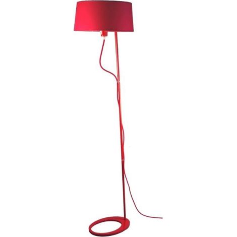 Lampadaire design, Lampadaire Bolight LS Rouge en Metal, Aluminor (1/3)