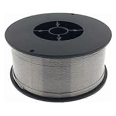 Fil de soudage MIG sans gaz à âme fourrée, en acier doux au carbone, diamètre 0,76 mm (0,030 pouce), bobine de 900 g (2 livres) en plastique ABS résistant. (1/5)