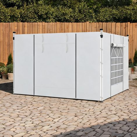 Tonnelle de jardin blanco en tela Oxford (1/5)