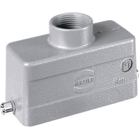 [NEUWERTIG] B-Ware Harting Tüllengehäuse Gehäuse Han 16B Steckergehäuse grau M25 IP65 1 Stück (1/2)