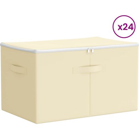 Maison Exclusive - Scatola di Stoccaggio 24 pz Tessuto non tessuto 60 x 43 x 35 cm (1/5)