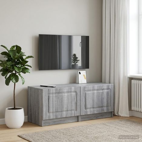 vidaXL Mobile TV Sonoma grigio Legno ingegnerizzato (1/5)