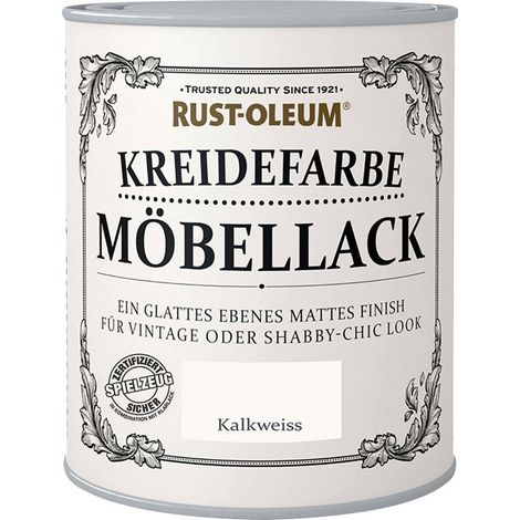 Rust-Oleum Kreidefarbe Möbellack 125 ml kalkweiß Kreidefarbe