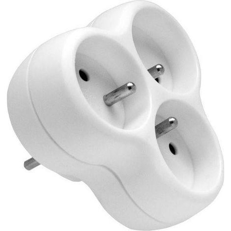 Multipresa Elgotech Rt 30Ca 3 prese bianche 16A