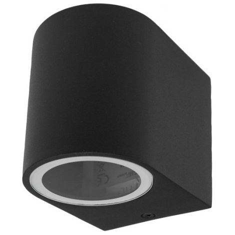 Applique esterna parete 1xGU10 IP44 alluminio nero Ecolight (1/4)