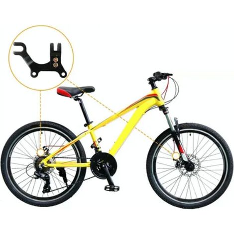 Support de frein à disque de vélo 22 mm, en acier, facile à installer, adaptateur pratique pour frein à disque de VTT (1/5)