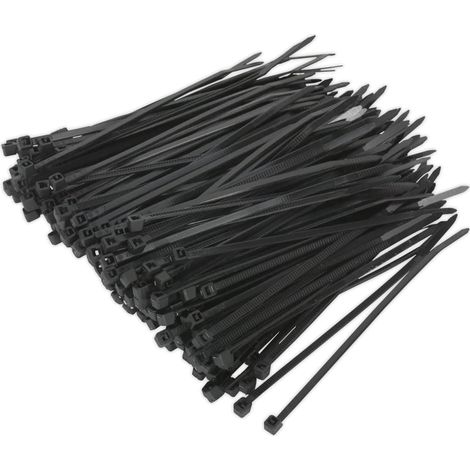 CT10025P200 câble 100 x 2,5 mm-Noir-Lot de 200