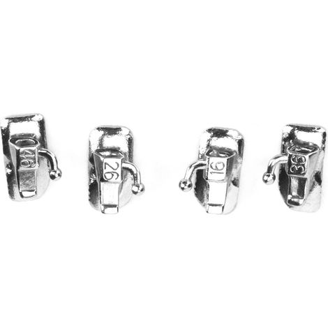 Tube Buccal Orthodontique Collable Roth Première Molaire - 2 Packs, Outils Dentaires pour Soins et Équipement Médical (1/5)