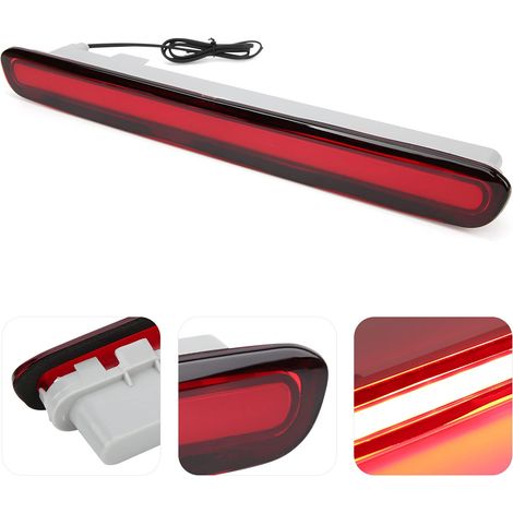 Ej.Life Feu Stop Arrière 3291500687 Hilux, Hilux,Feu Arrière Haut Niveau 3Rd Feu De Freinage Lumière Rouge Vif 81570-0K100 Rempment Pour Hilux Revo 2015-2017 Lentille Rouge (Rouge)