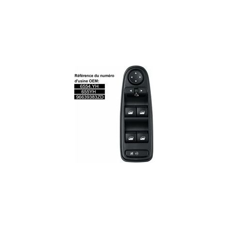 Commande Leve Vitre C4 Picasso 6554.YH Conmutador Interrupteur Bouton Lve Vitre Pour Citroen C4 Grand Picasso
