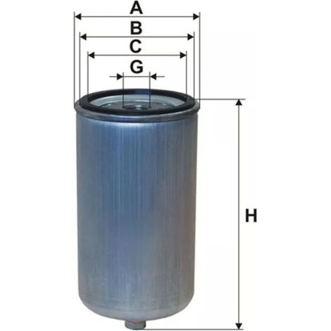 Filtro de combustible WIX 95138E SN70142 WDK7241 FS1068 PP8372 H70WDK15 PDS718 (1/2)