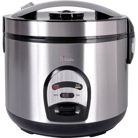 [NEUWERTIG] Bi Kitchen Reiskocher Gemüsegarer Dampfgarer Edelstahl 4 L Antihaftbeschichtet B-Ware