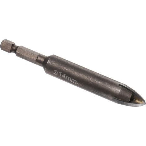 Foret Maçonnerie Titane 14mm x 94mm Pour Miroir Et Carrelage (1/5)
