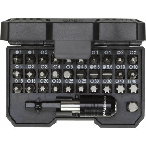 Gedore R33005031 Bit-Box 1/4 SL+PH+PZ+TX+6-kant 32-teilig (1/5)