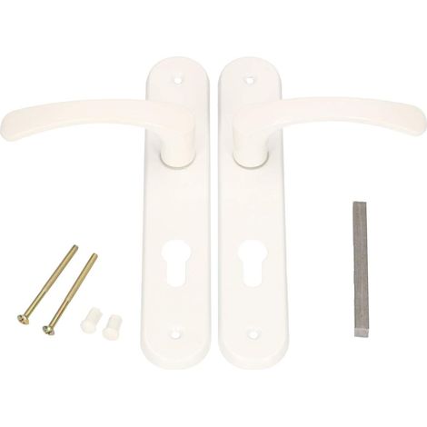 KOTARBAU Poignée de porte de 72 mm gauche droite pour cylindre profilé 5 couleurs Poignée de porte (1/5)