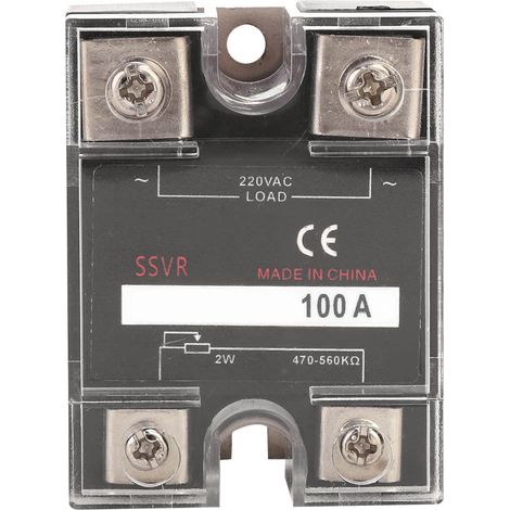 Régulateur de tension monophasé SSR 470-560KΩ charge 220VAC 100A BERM-R pour alimentation électrique (1/5)