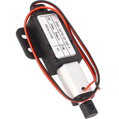 Mini actionneur linéaire avec aile 24V électrique pour canapé Robot, servomoteur 20mm, course 70N, vitesse 8 mm/s (1/5)