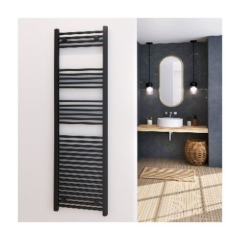 TERMOARREDO DESIGN ANTRACITE TUBI QUADRATI- H 1700  x  Int. 470 (mm)- ATON- pezzi 1