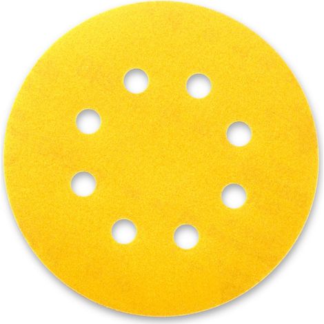 Sia Disque avec trou, 1960 siarexx, 125 mm, 8 trous, grain 240 100 pièces