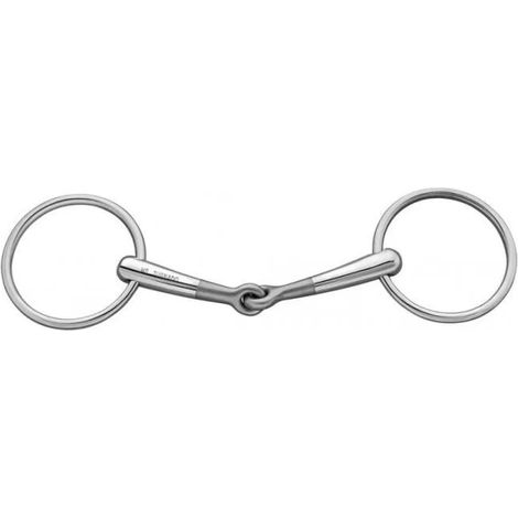 Bocado Sprenger turnado acero inoxidable 45 grados anillos fijos