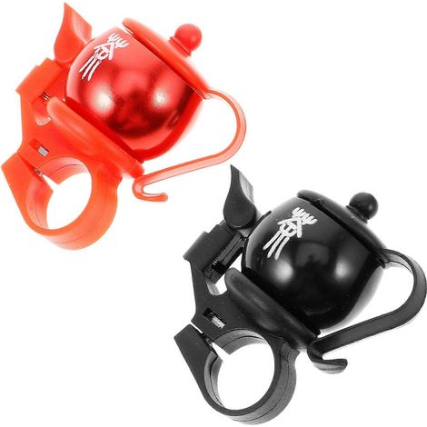 Sonnettes de vélo pour enfants, sonnettes puissantes en forme de bouilloire, lot de 4 - Durables et compactes (1/5)