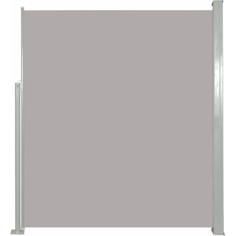 vidaXL Tenda Laterale Retrattile per Patio 100x500 cm Grigio