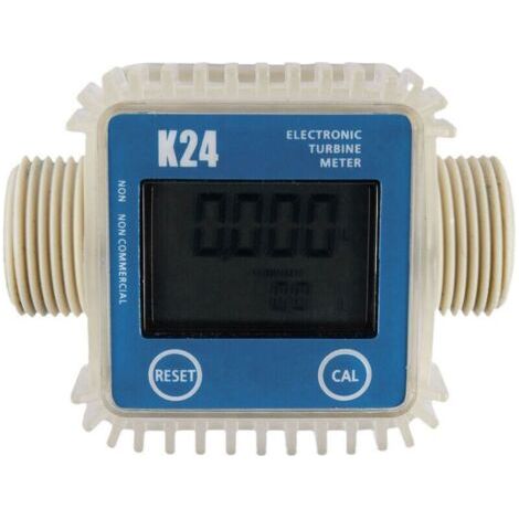 1 Stück K24 LCD Digitaler Kraftstoffturbinen-Durchflussmesser. weit verbreitet in der Chemieindustrie (1/4)