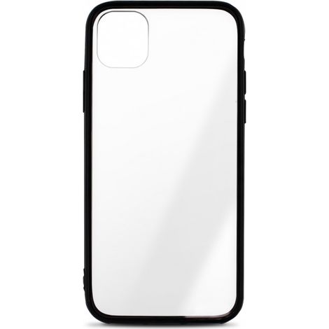 Coque semi-rigide Color Edge pour iPhone 12/12 PRO - contour noir (1/2)