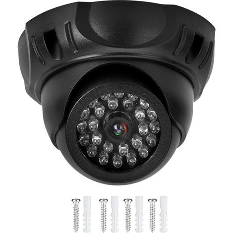 Caméra Fictive de Surveillance avec LED Simulant un Dome (1/5)