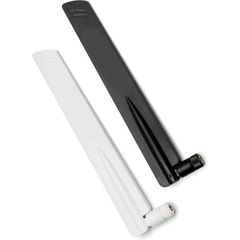 2 Stück 5G-Antennen, schwarz, hohe Verstärkung, schnelle Verbindung, stabile Übertragung, externe Vollbandantenne für 5G-Router und Gateways (1/5)
