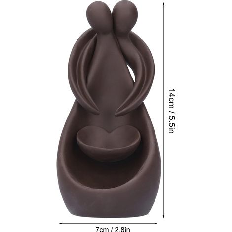 Porte-encens innovant, brûleur d'encens à reflux, ornement décoratif pour la maison et le bureau (1/5)