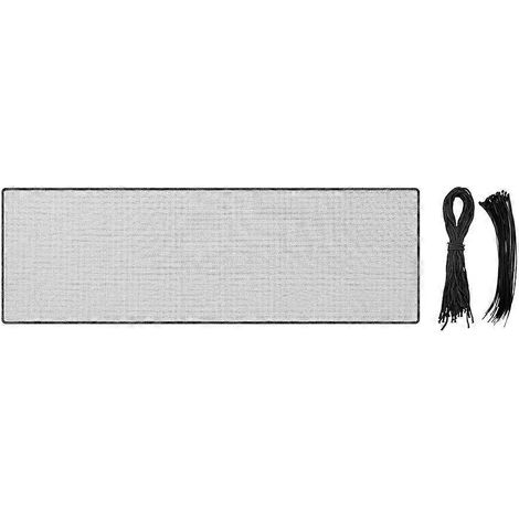 Filet de sécurité pour balcon et garde-corps de 4,57 m x 0,91 m (15 pi x 3 pi) pour enfants et animaux domestiques. Idéal pour les escaliers, les portes et les balcons. (1/5)