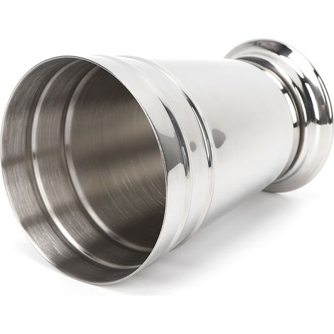 Verre à cocktail glacé en acier inoxydable 304, tasse à vin anti-chute, outil de barman pour les fêtes et les bars (argenté, 400 ml) (1/5)