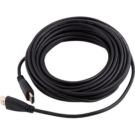 Câble HDMI Mâle-Mâle 10M 30FT, Connecteur Doré 1080P pour Téléviseur LCD HDTV (1/5)