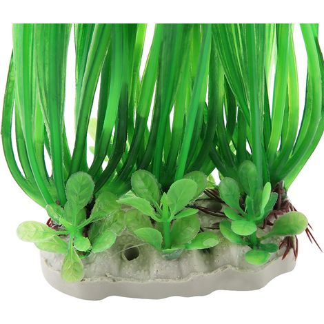 Herbe Artificielle pour Aquarium en Plastique Décoration Subaquatique Vert (1/5)