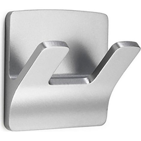 INOFIX Appendiabito Adesivo Double Branch Cromo opaco (1/3)