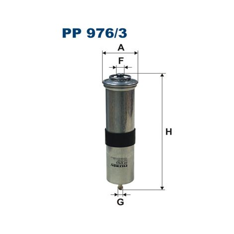 Filtro carburante PP976/3 Filtro
