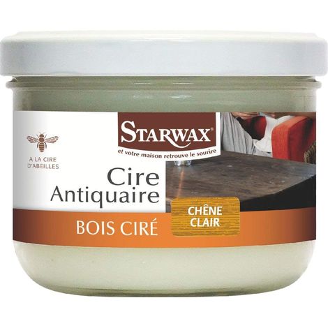 Cire antiquaire en pâte chêne clair 375ml Starwax (1/3)