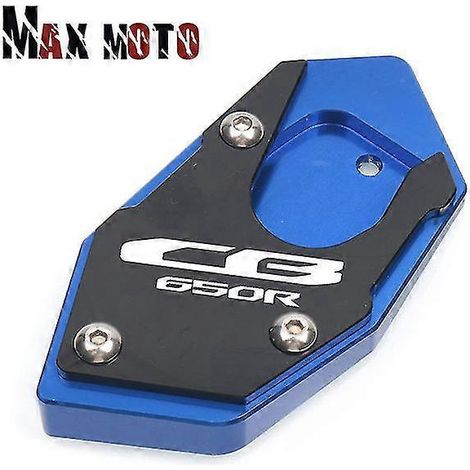 Seitenständer-Verlängerungsplatte für Honda CBR650R, CBR650F, CB650R, CB650F (2019–2020) – Blau – CB650R